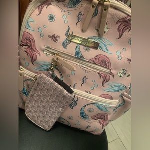 Unused little mermaid baby backpack